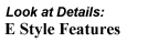 E Style Features