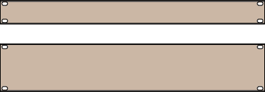 Blank Rack Mount Panels Illustration