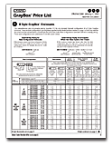 GreyBox Technical Data Sheets